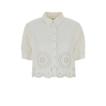 [FRAME] Shirts Short Sleeve FW26 7068EMB182 WHT