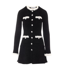 [SELF PORTRAIT] Long sleeve dress FW26 099SBLACK