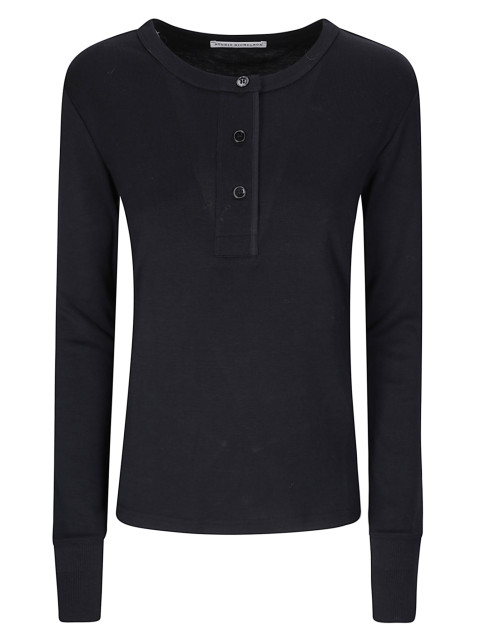 [Studio Nicholson] T-shirts Long Sleeve FW26 ROANESNW1868 BLACK