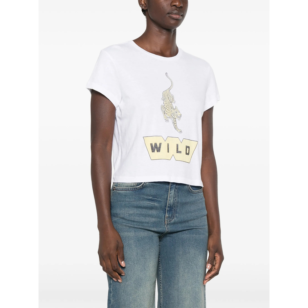 [Re/Done] T-shirts Short Sleeve FW26 024-02WBXT011  OPWHI