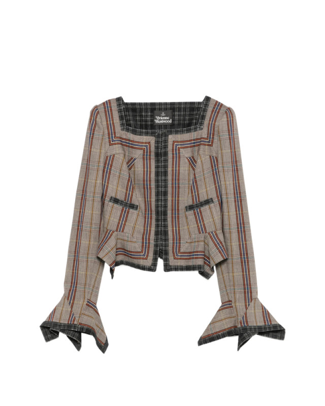 [Vivienne Westwood] Tweed jacket FW26 1401008I W01JH D207
