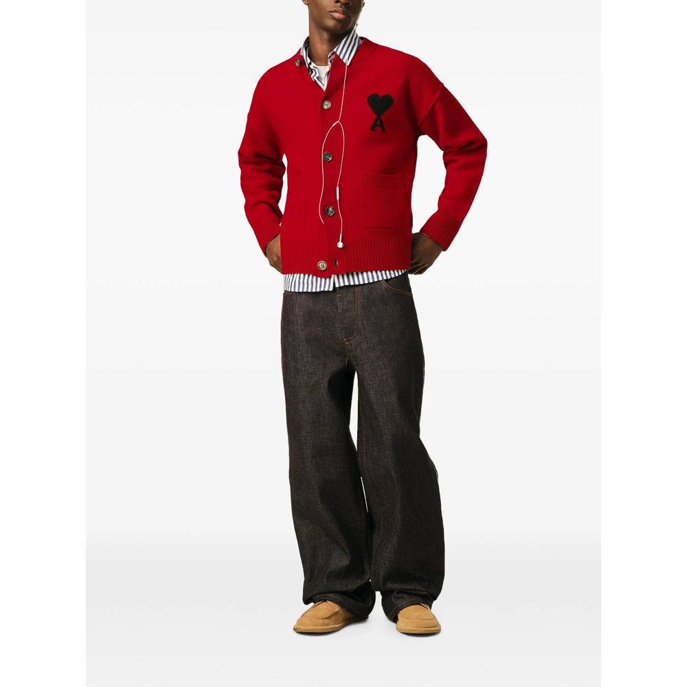 [Ami Paris] Cardigan FW26 UKC368.018  A252