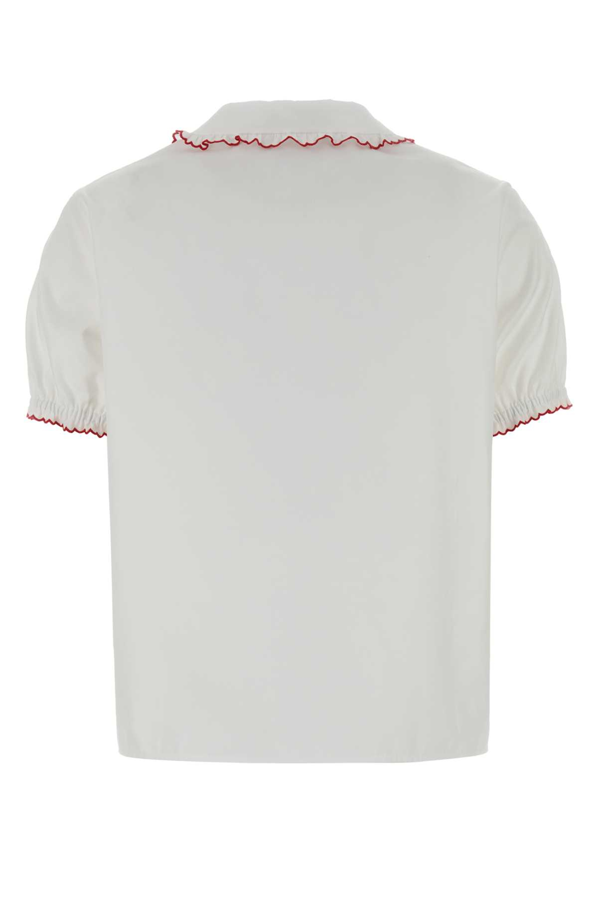 [Miu Miu] Shirts Short Sleeve FW26 MK2038SOOO197F F03DU
