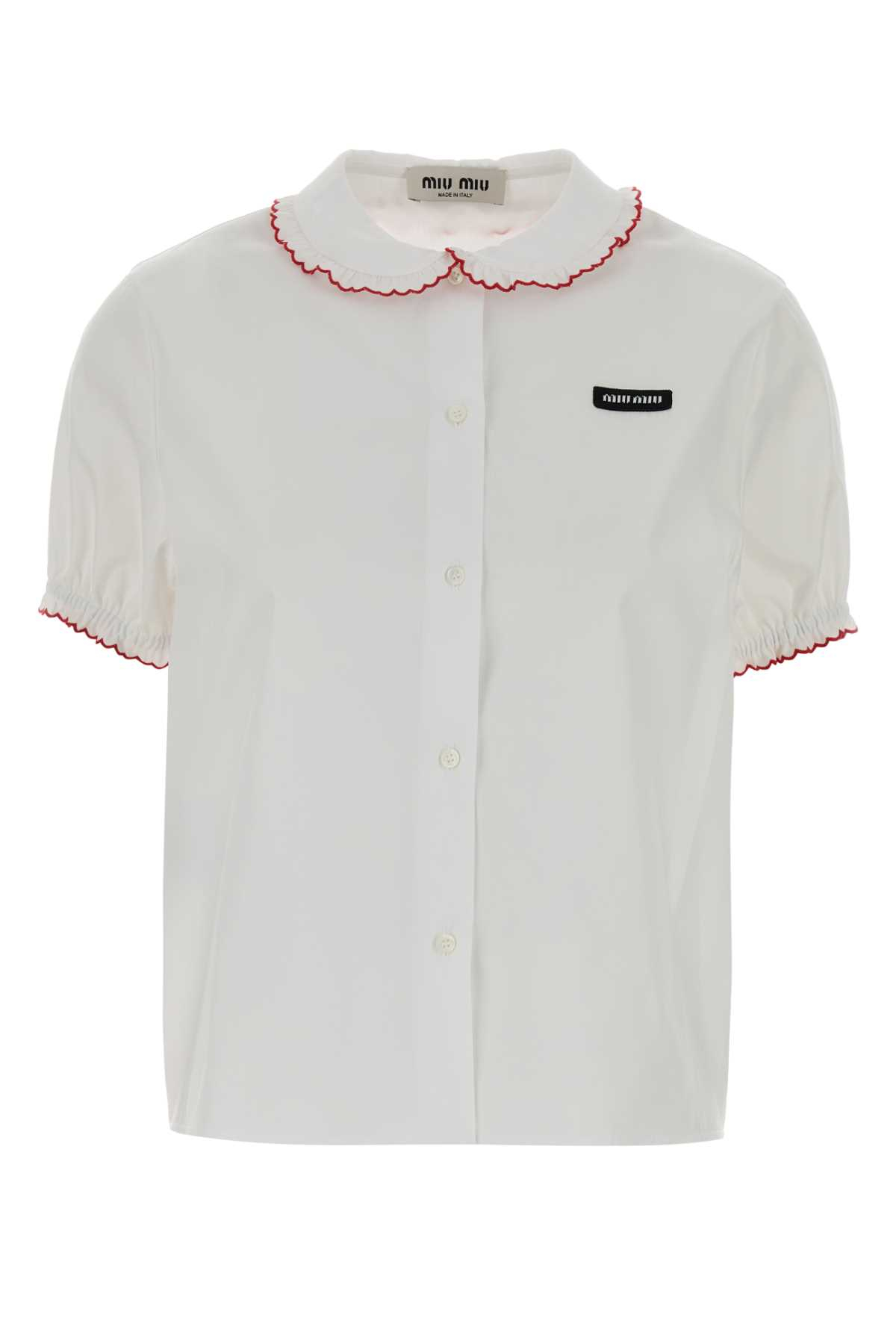 [Miu Miu] Shirts Short Sleeve FW26 MK2038SOOO197F F03DU