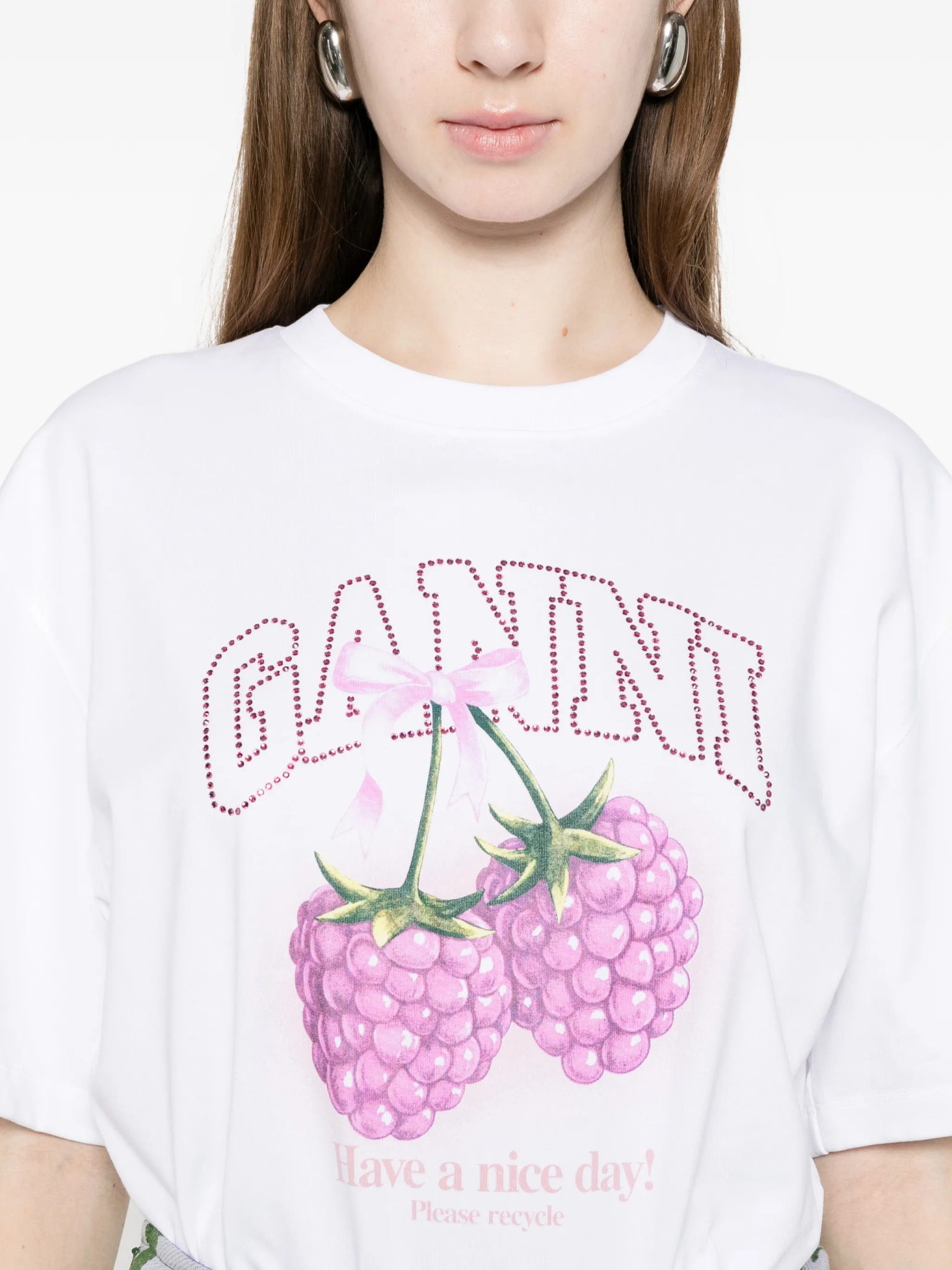 [GANNI] T-shirts Short Sleeve FW26 A1050140151