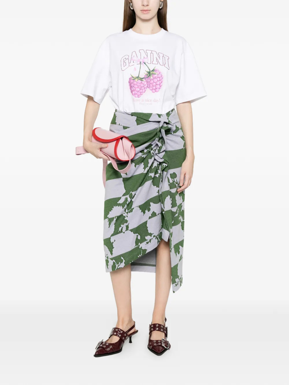 [GANNI] T-shirts Short Sleeve FW26 A1050140151