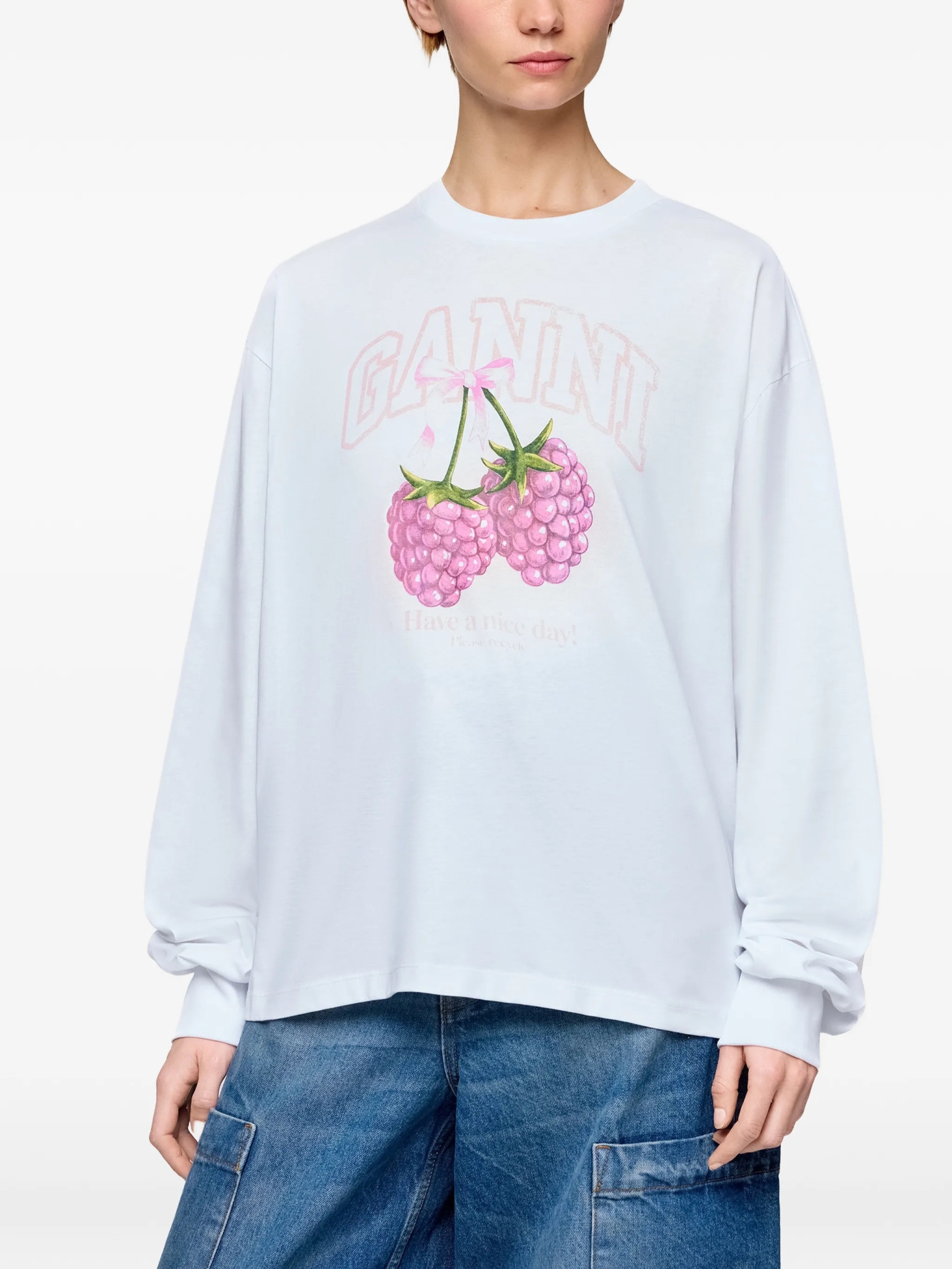 [GANNI] T-shirts Short Sleeve FW26 A1050141151