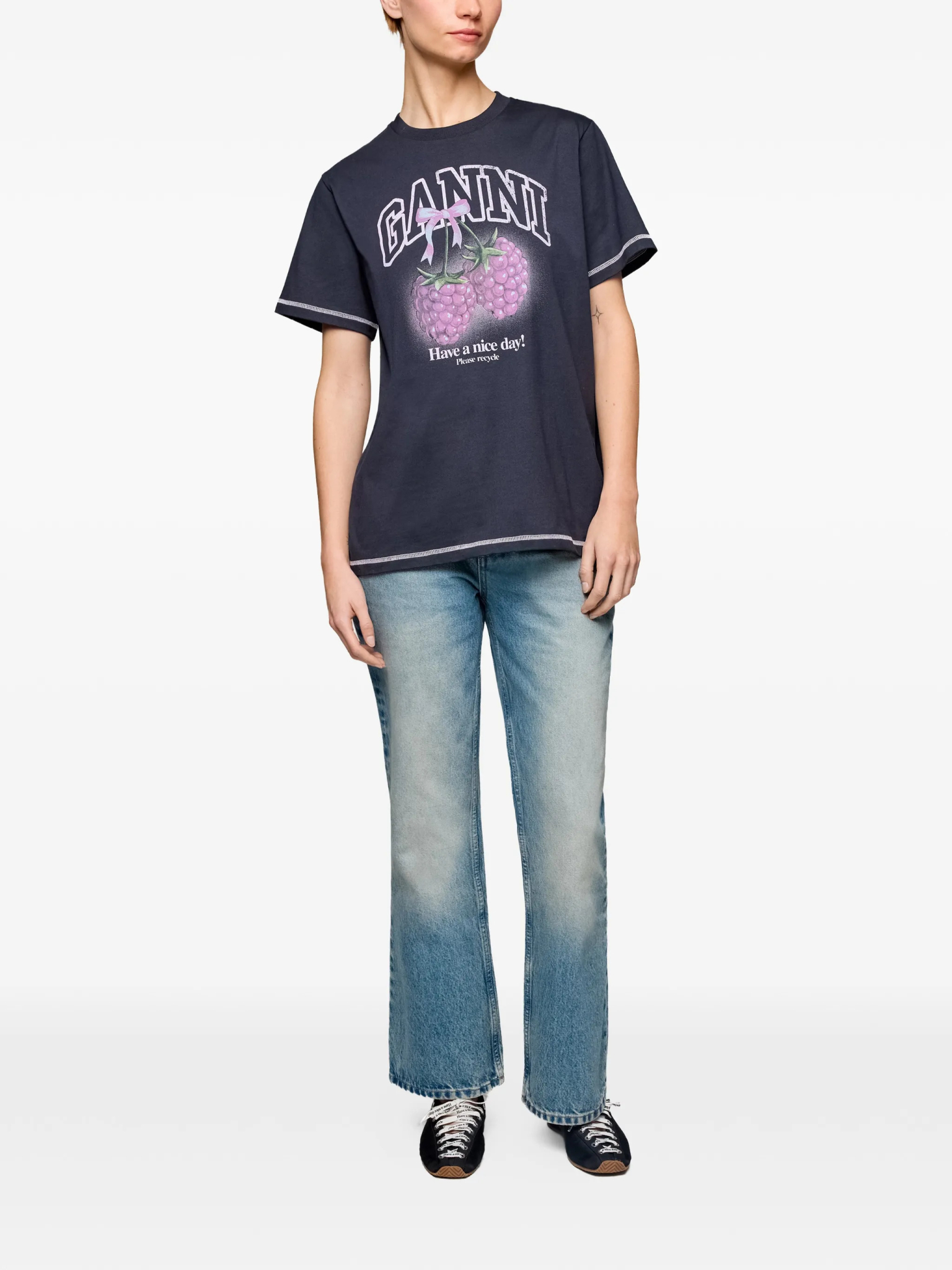 [GANNI] T-shirts Short Sleeve FW26 A1050219252
