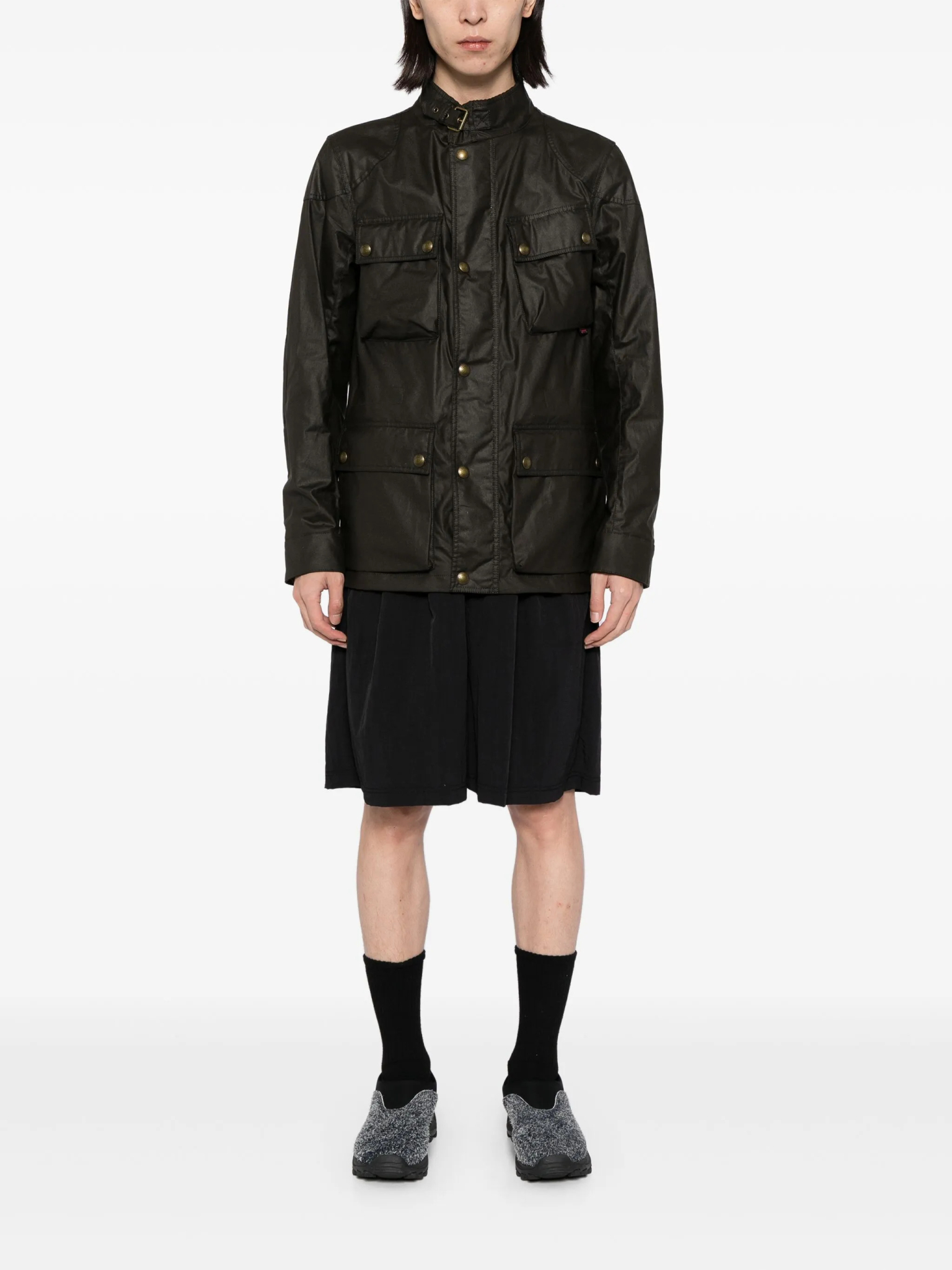 [Belstaff] Jacket FW26 105300BLACK