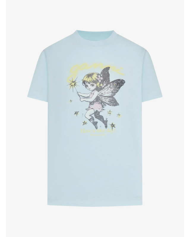 [GANNI] T-shirts Short Sleeve FW26 A105017407Z