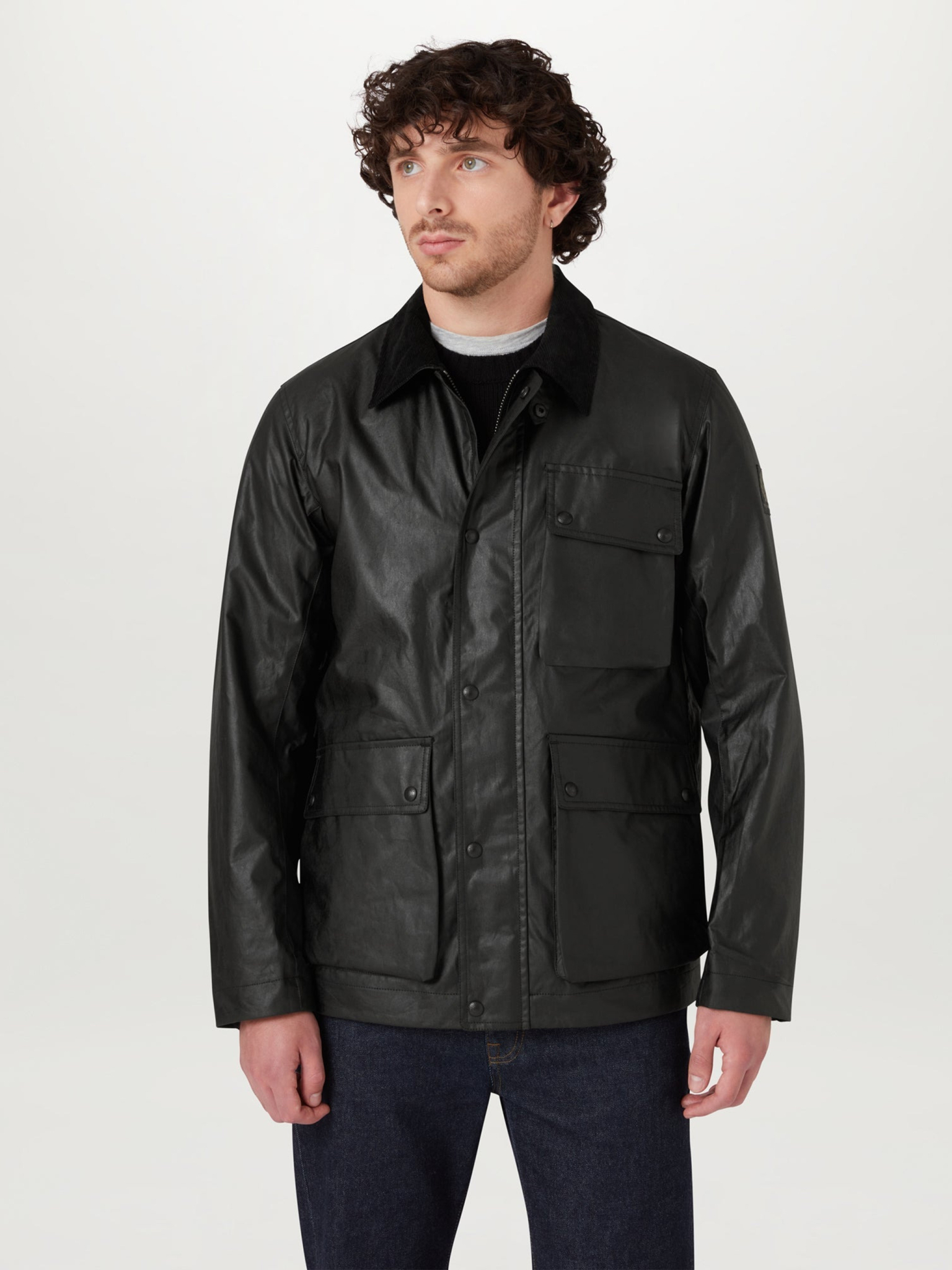 [Belstaff] Jacket FW26 105810BLACK