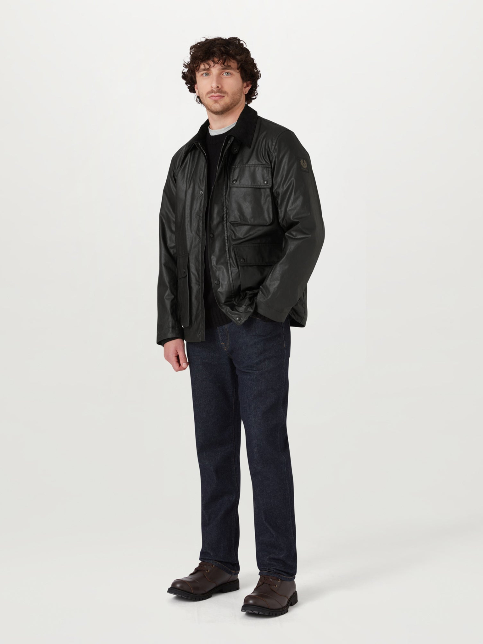 [Belstaff] Jacket FW26 105810BLACK