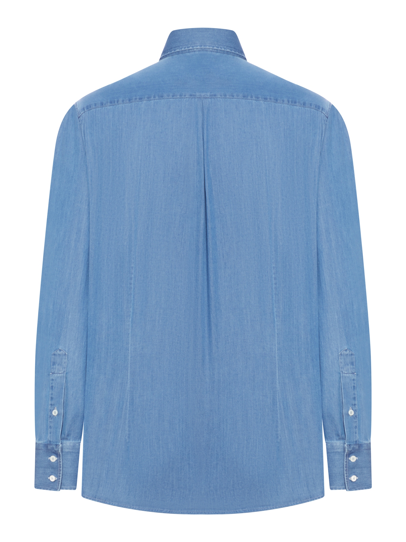 [Brunello Cucinelli] Shirts Long Sleeve FW26 MR6830627C001 DENIM MEDIO
