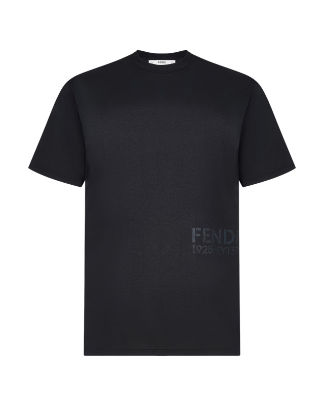 [Fendi] T-shirts Short Sleeve FW26 FY1370B19QF043Y BLACK GREY