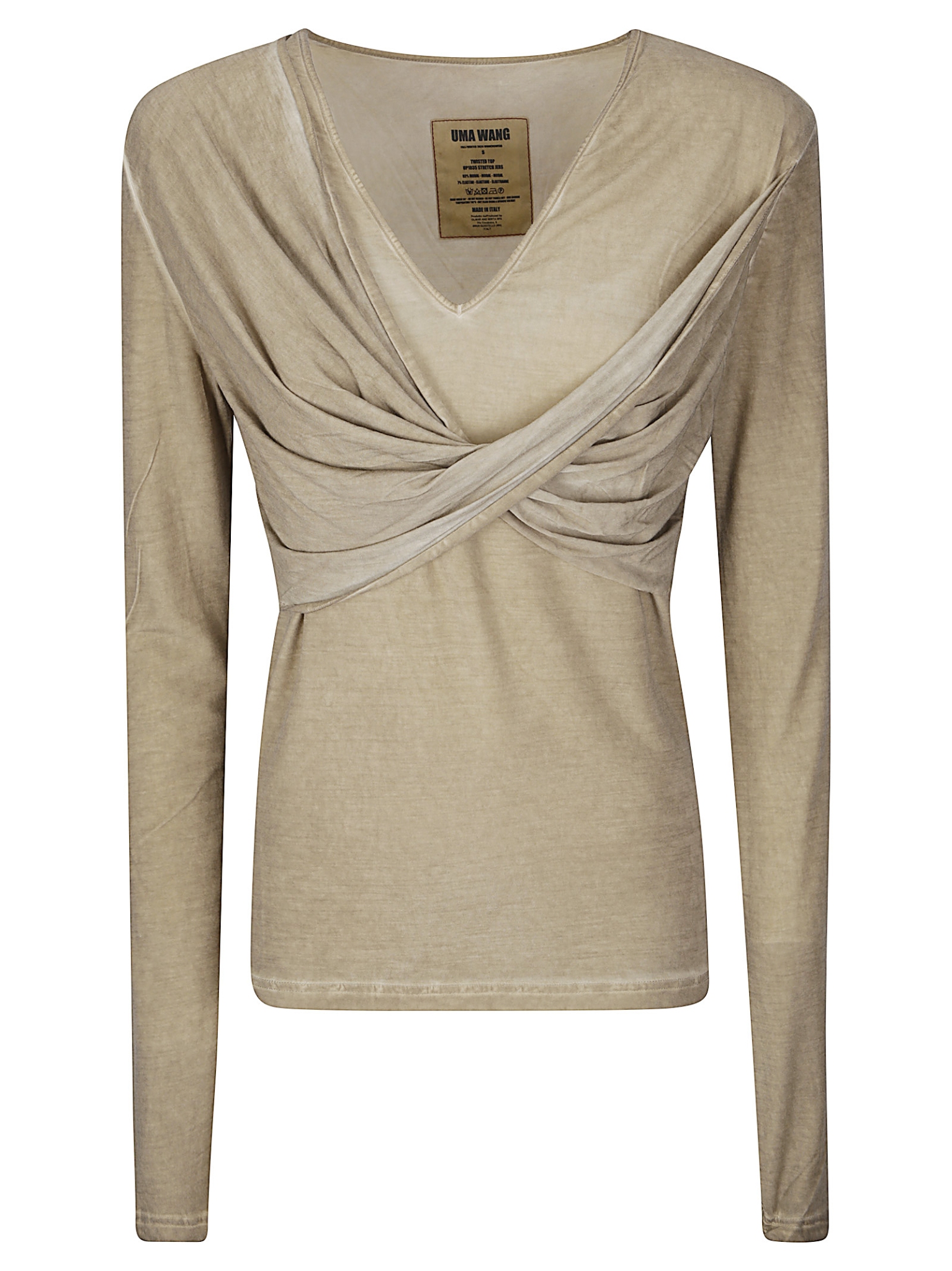 [UMA WANG] T-shirts Long Sleeve FW26 UP1035 UW200