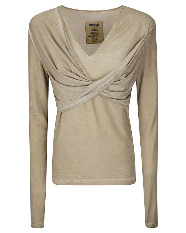 [UMA WANG] T-shirts Long Sleeve FW26 UP1035 UW200