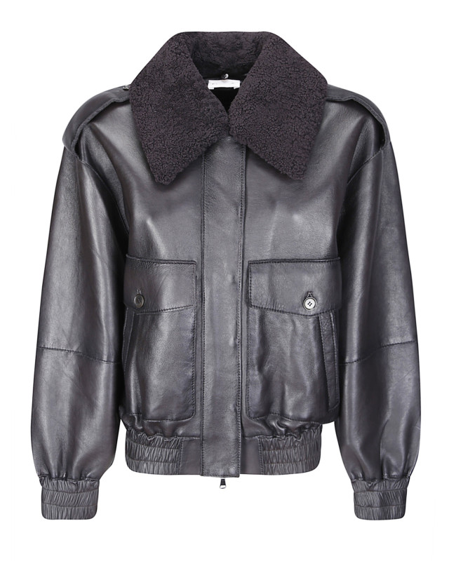 [PAROSH] Leather Jacket FW26 D431919SPMK26W 086