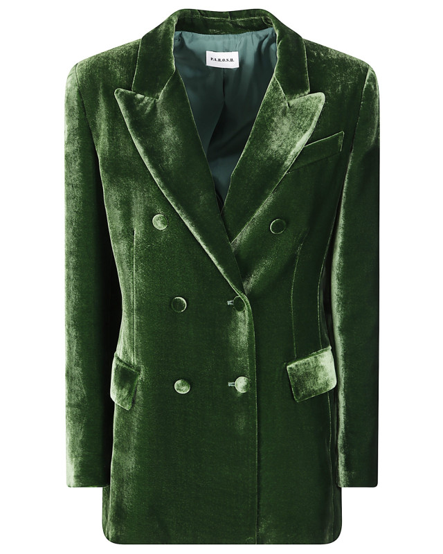 [PAROSH] Leather Jacket FW26 D420487RAVEL 005