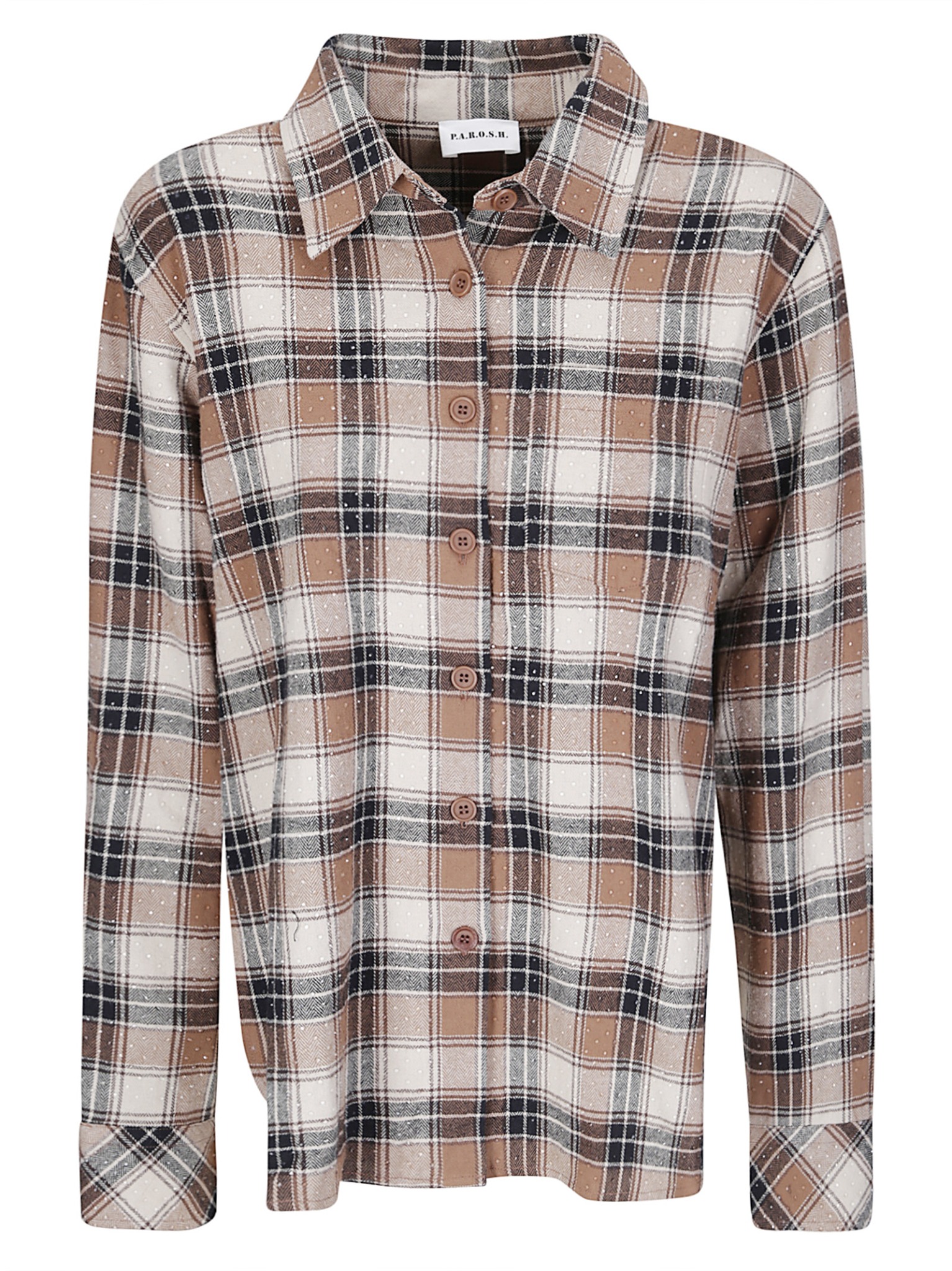[PAROSH] Shirts Long Sleeve FW26 D380669COWBOY 808