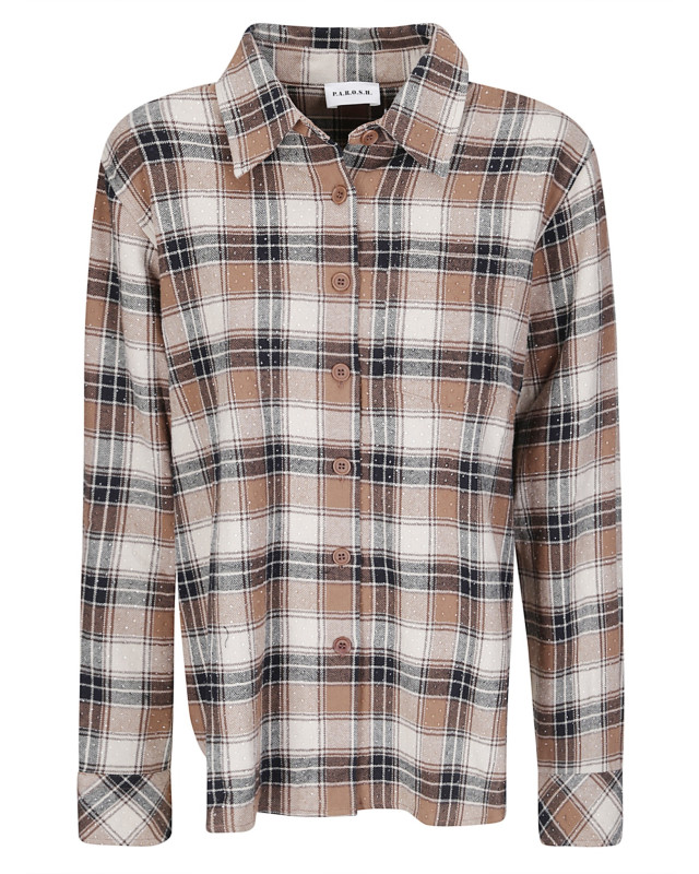 [PAROSH] Shirts Long Sleeve FW26 D380669COWBOY 808