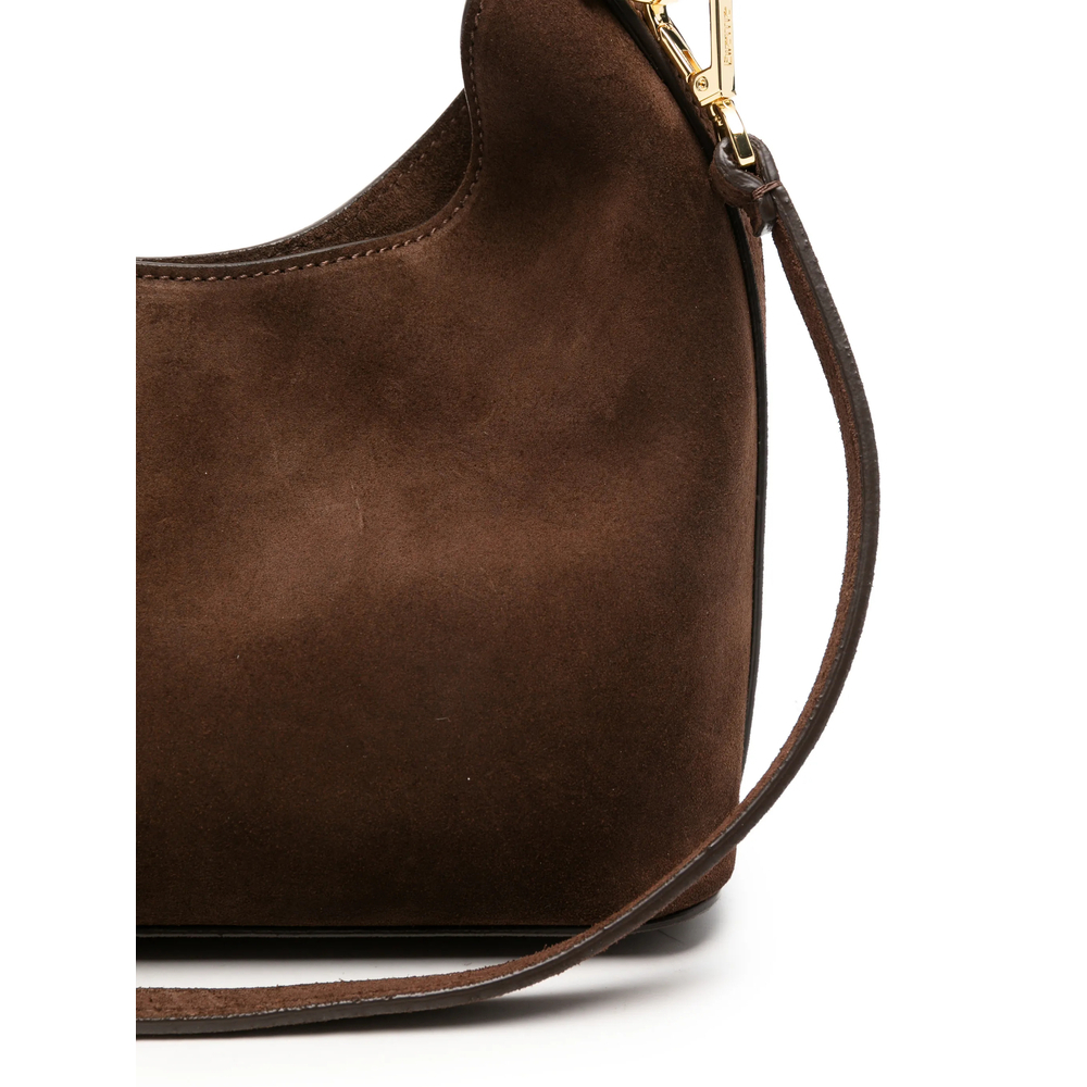 [ELLEME] Tote bag FW26 SMALL BOOMERAN SUEDE BROWN