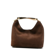 [ELLEME] Tote bag FW26 SMALL BOOMERAN SUEDE BROWN