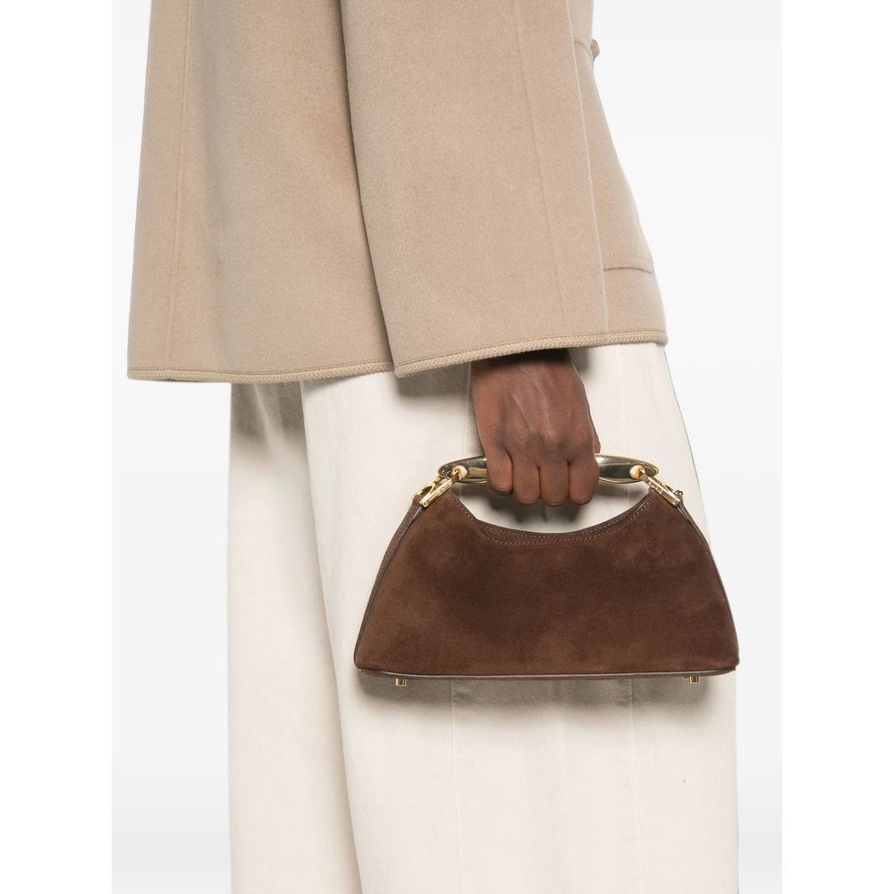 [ELLEME] Tote bag FW26 MINI BOOMERANG SUEDE BROWN