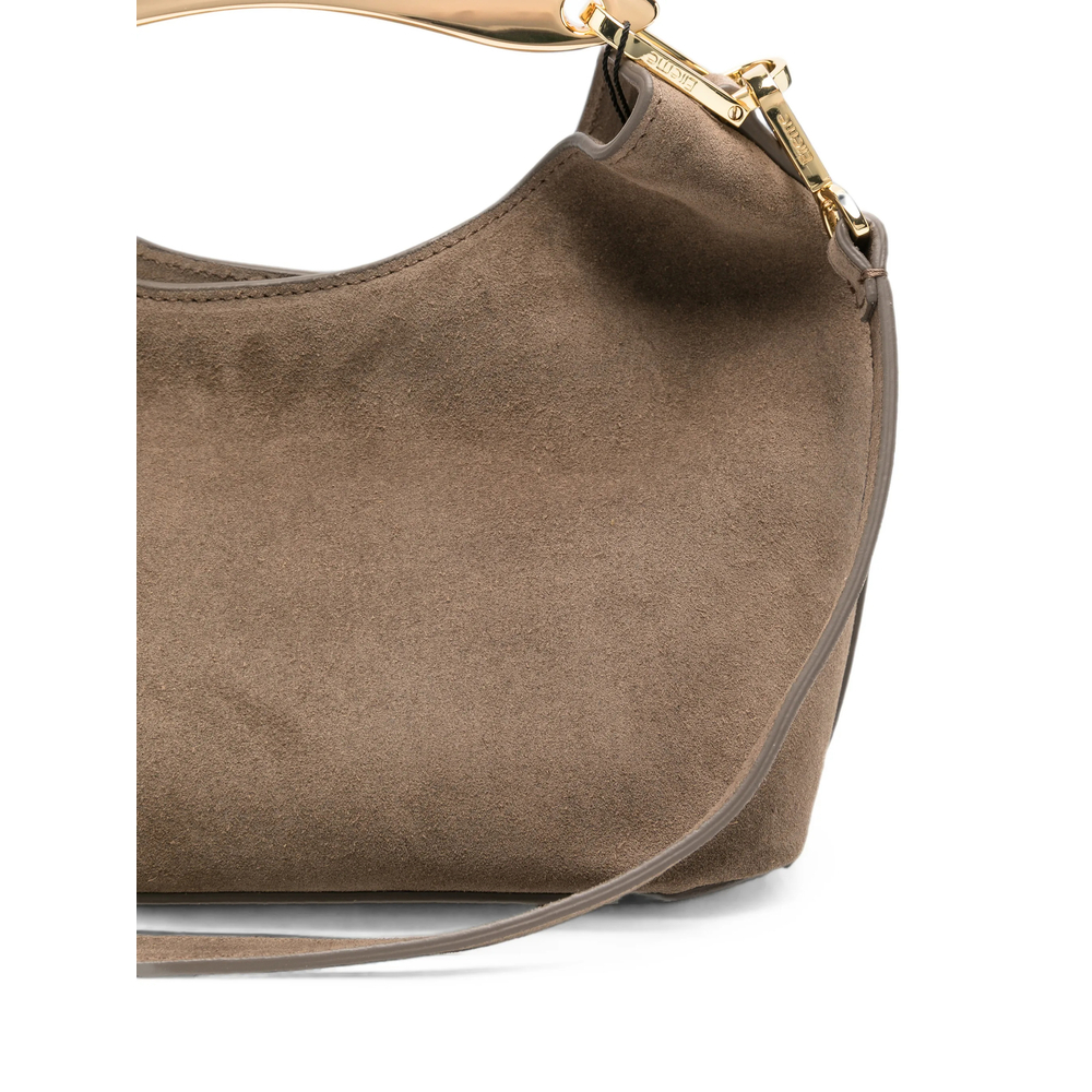 [ELLEME] Tote bag FW26 SMALL BOOMERAN SUEDE TAUPE