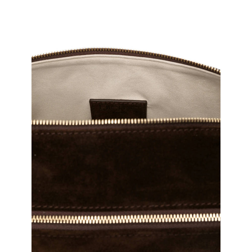 [ELLEME] Shoulder bag FW26 TROUSSE SUEDE BROWN