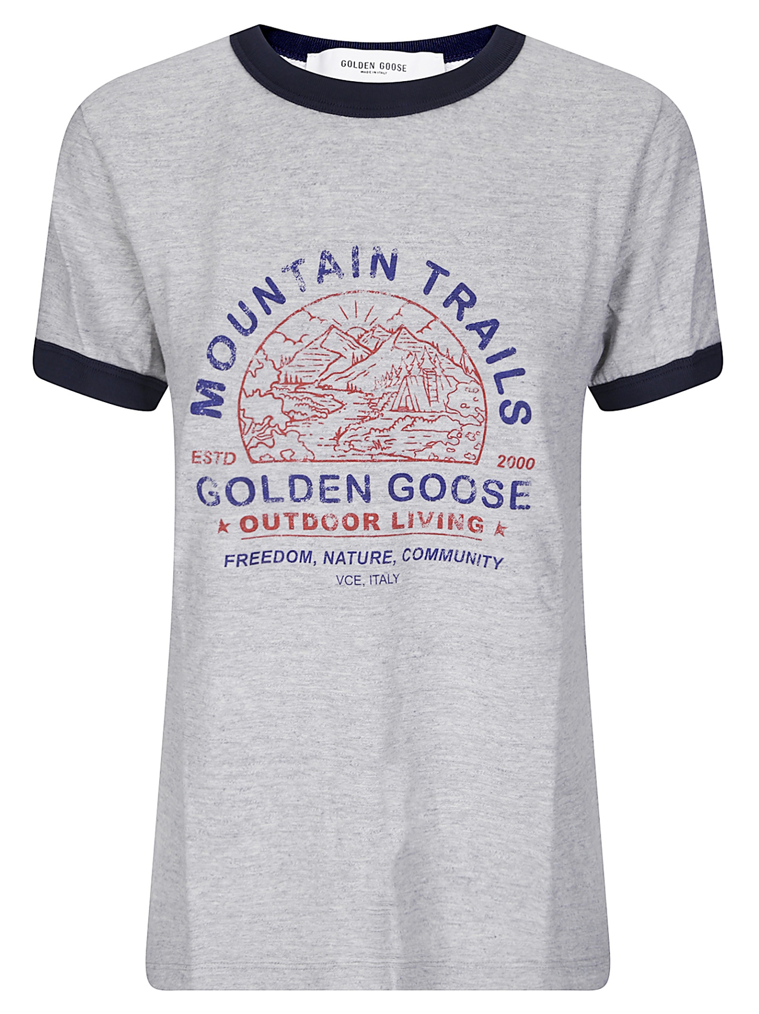 [GOLDEN GOOSE DELUXE BRAND] T-shirts Short Sleeve FW26 GWP02768P002642 60717