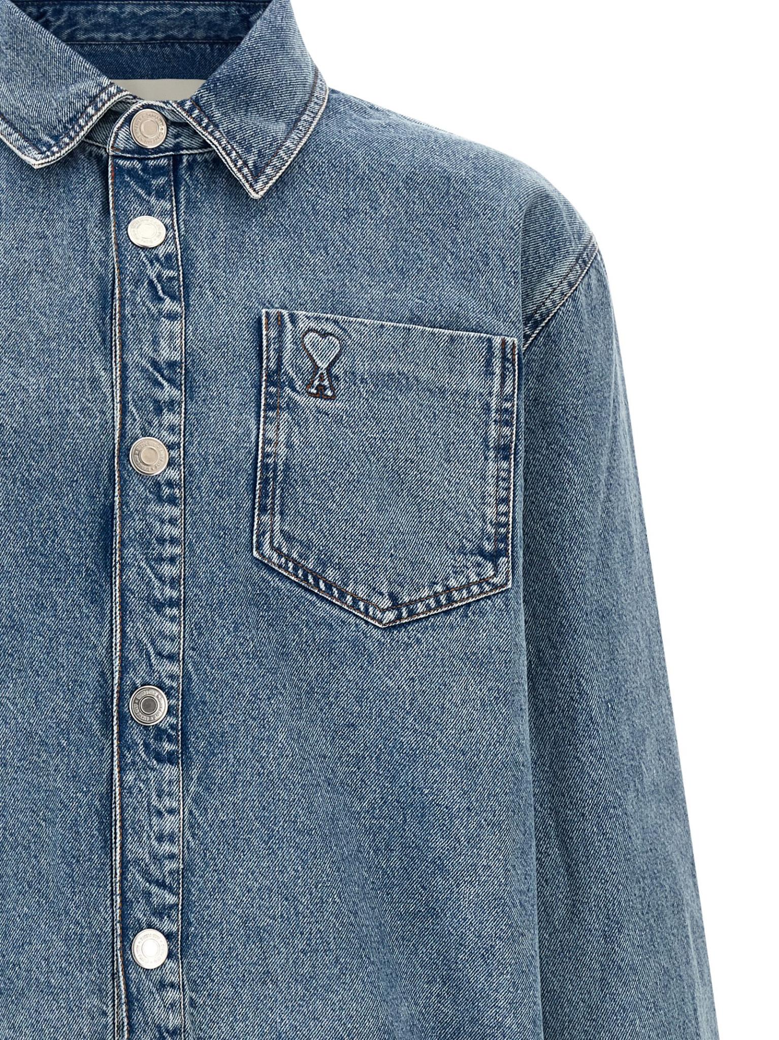 [Ami Paris] Shirts Long Sleeve FW26 UJK918DE0046480