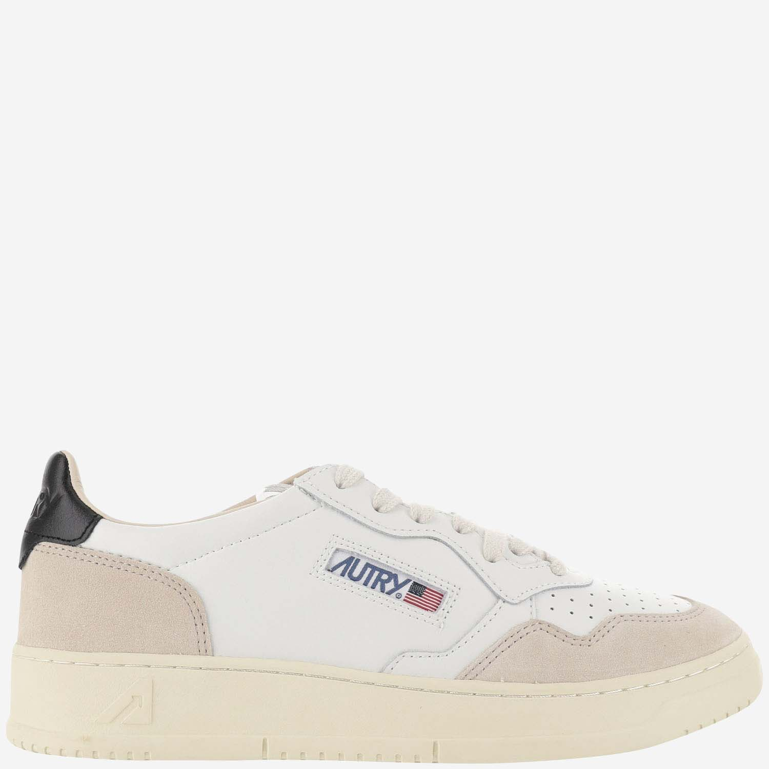 [AUTRY] Sneakers FW26 AULMLS21LEATSUEDEWHTBLK