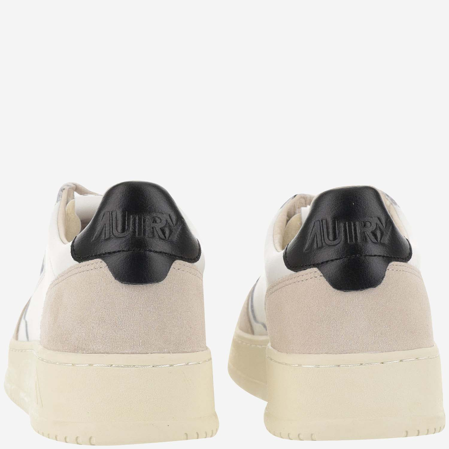 [AUTRY] Sneakers FW26 AULMLS21LEATSUEDEWHTBLK