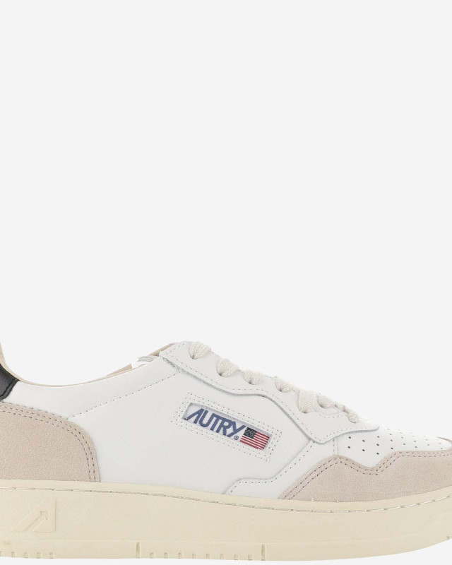 [AUTRY] Sneakers FW26 AULMLS21LEATSUEDEWHTBLK