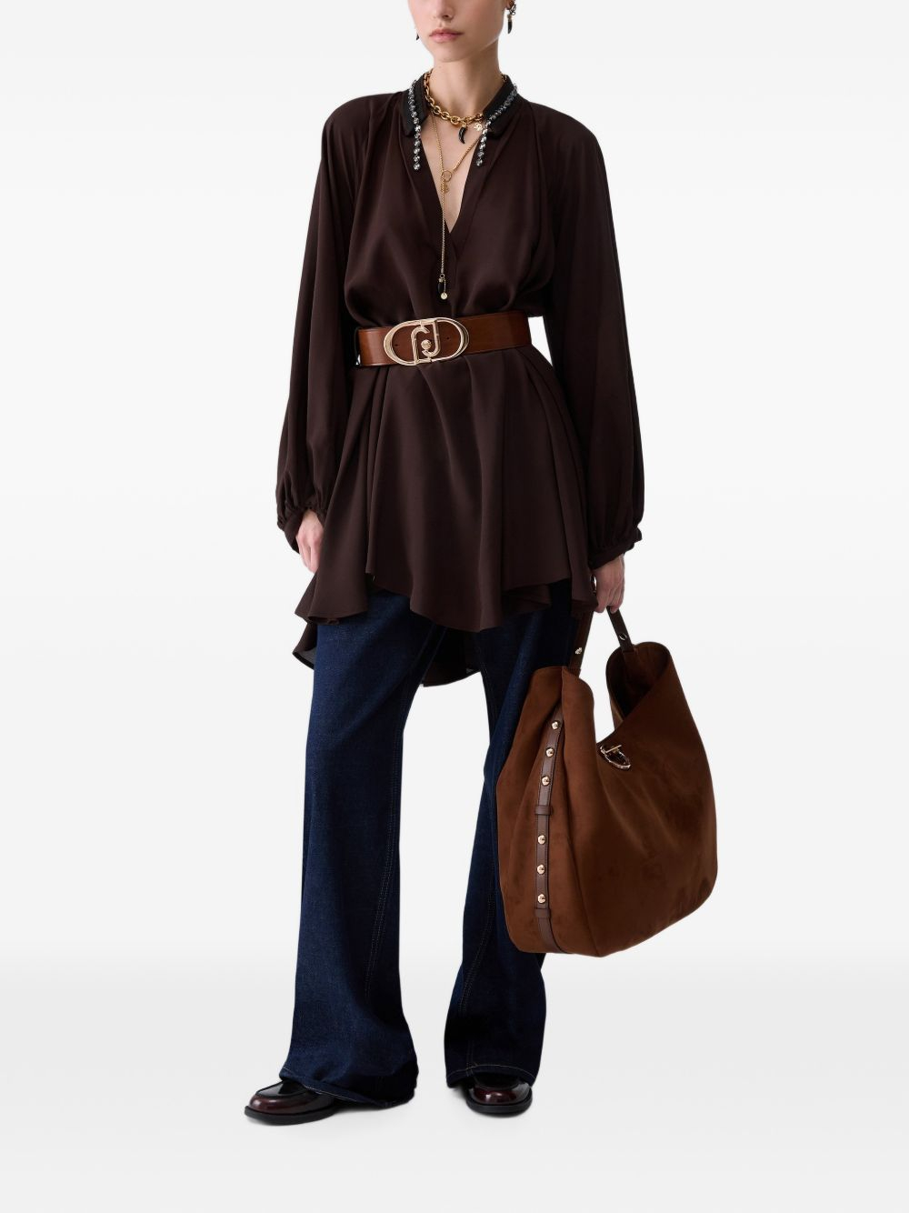 [Liu Jo] Long sleeve dress FW26 CF6263 T576A X0807