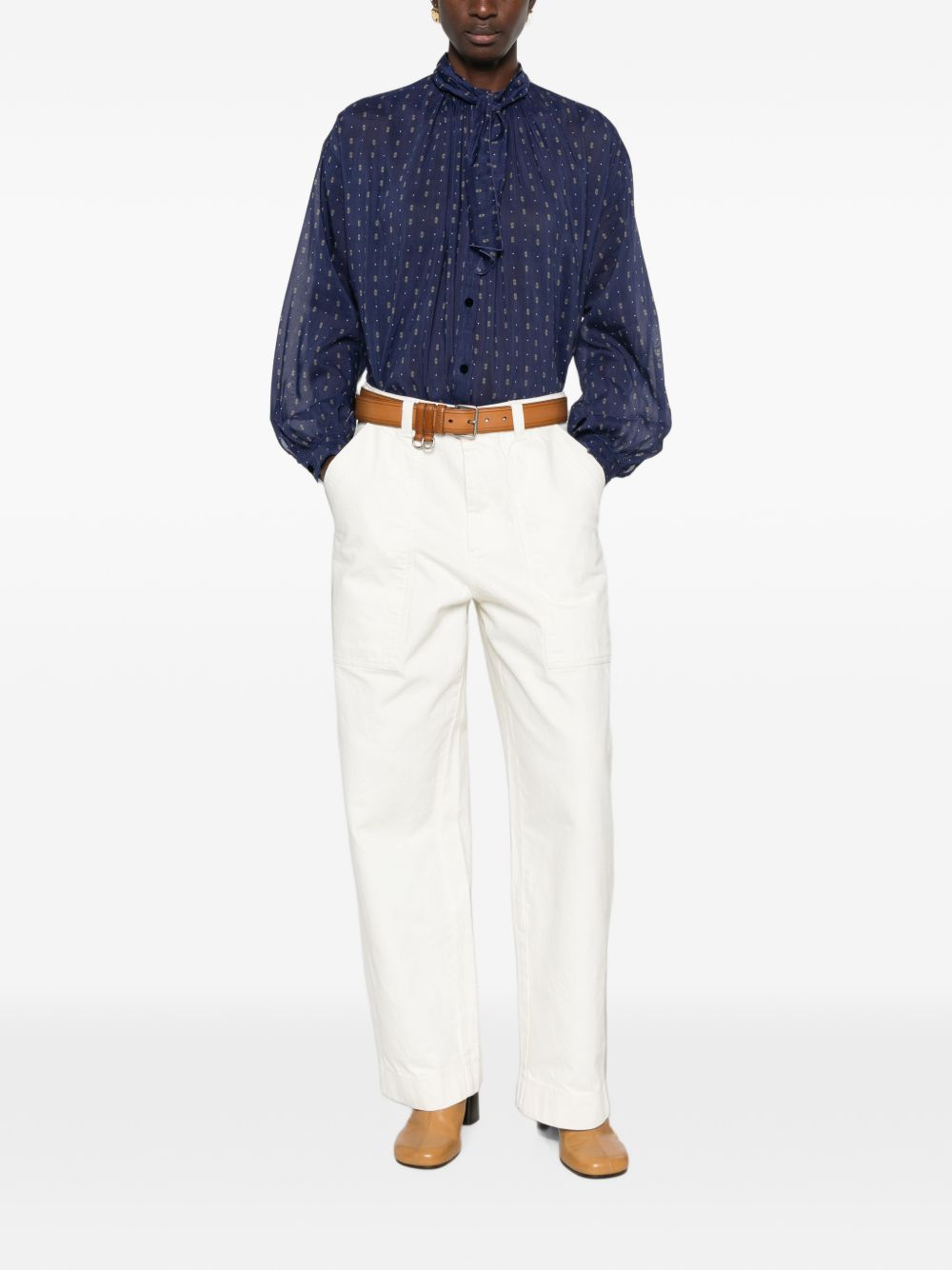 [Forte Forte] Shirts Long Sleeve FW26 15119 MY SHIRT F50A 5023
