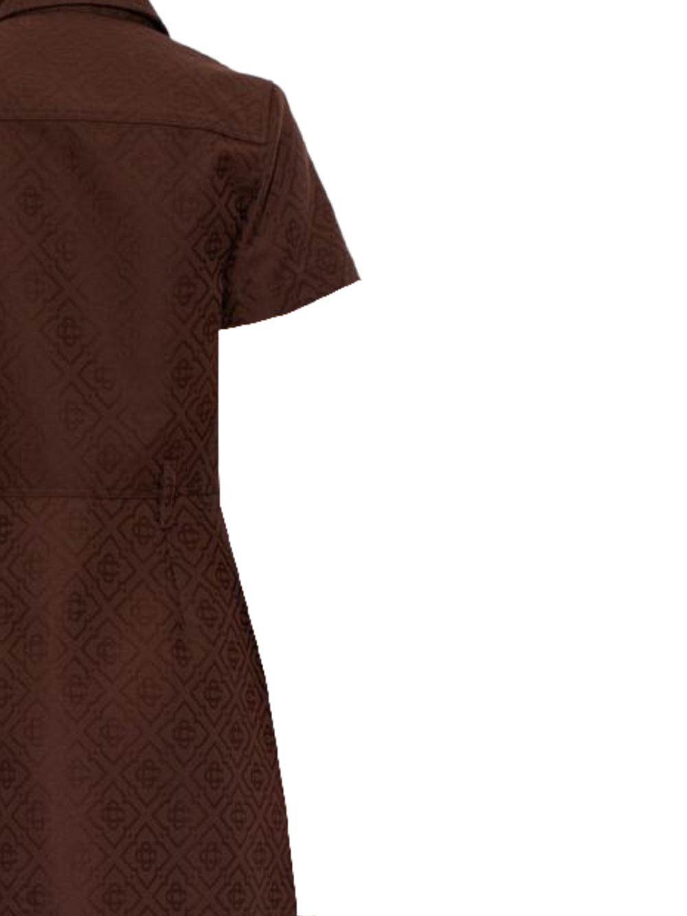 [Casablanca] Short sleeve dress FW26 WPF26DR22201DARK BROWN MONOGRAM