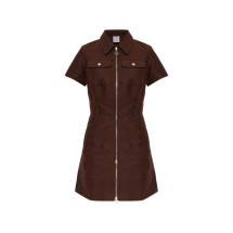 [Casablanca] Short sleeve dress FW26 WPF26DR22201DARK BROWN MONOGRAM