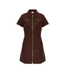 [Casablanca] Short sleeve dress FW26 WPF26DR22201DARK BROWN MONOGRAM