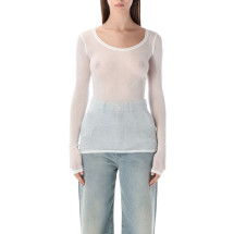 [American Vintage] T-shirts Long Sleeve FW26 MAS04BLANC