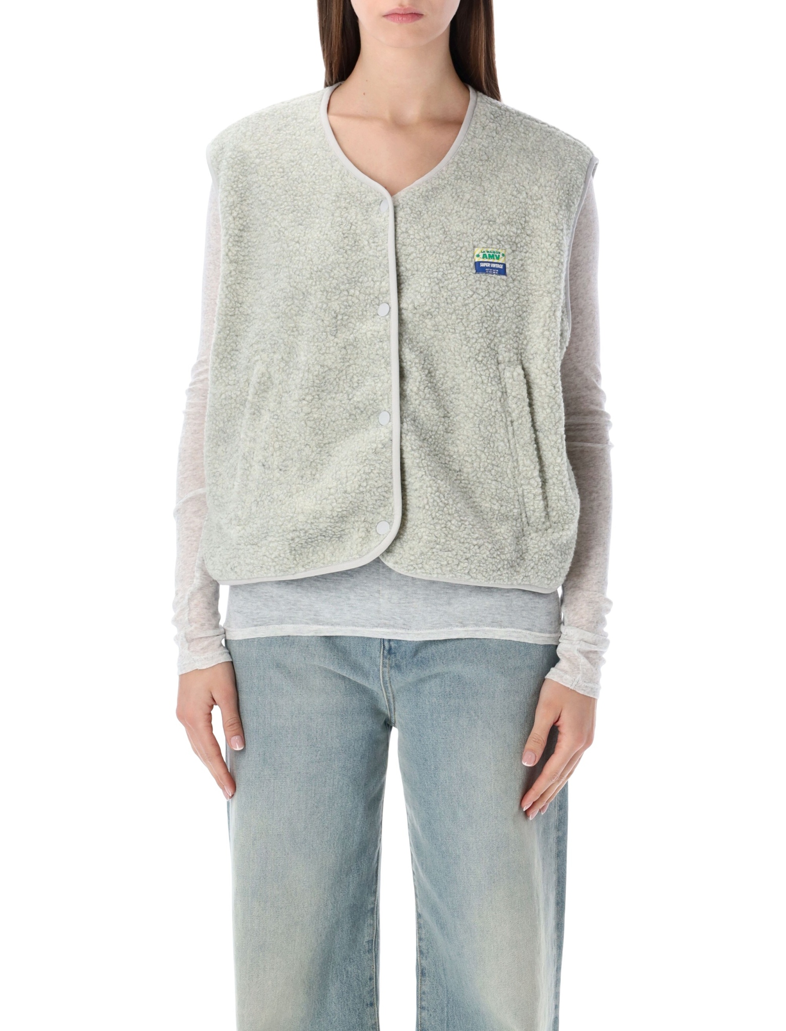 [American Vintage] Vest FW26 HOK16BPOLAR CHIN