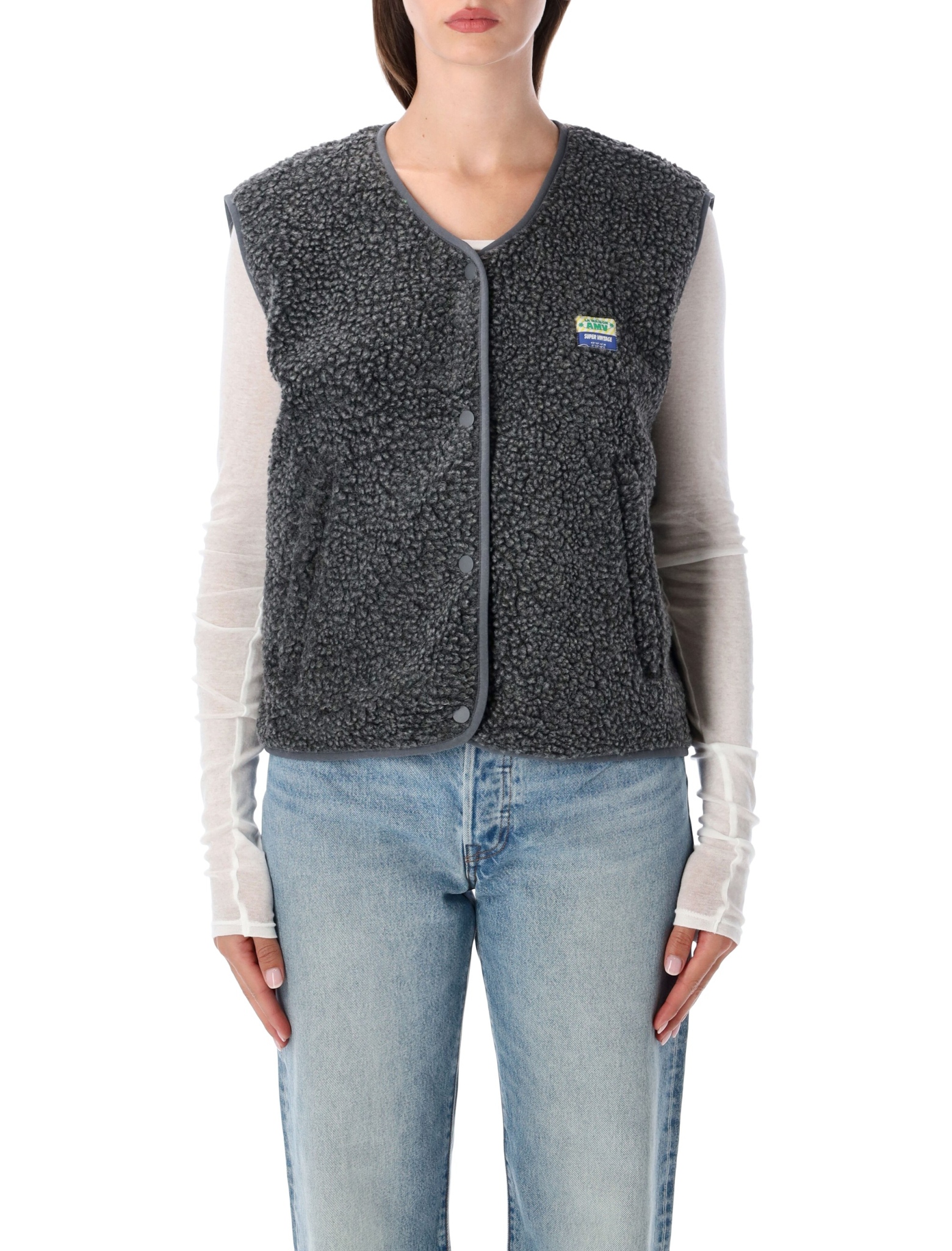 [American Vintage] Vest FW26 HOK16BANTRACHITE