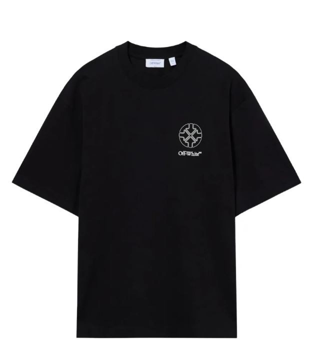 [Off-White] T-shirts Short Sleeve FW26 44MAA120F26J01E-001