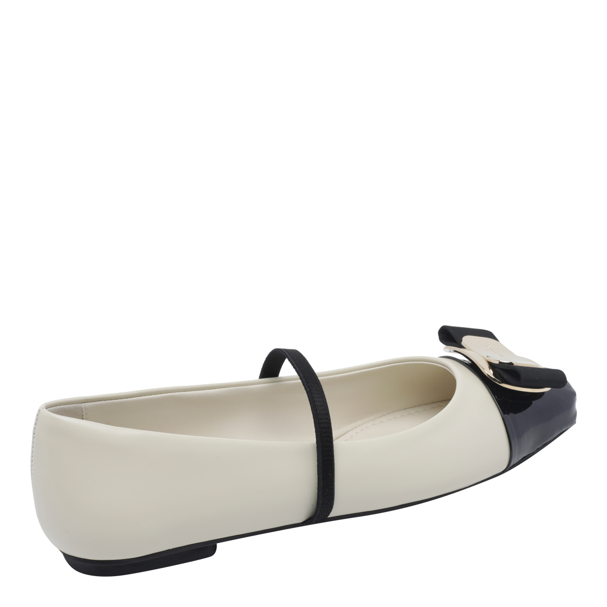 [Salvatore Ferragamo] Flat shoes FW26 77743701J183MASCARPONE/NERO