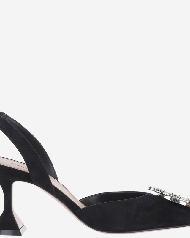 [Amina Muaddi] Pumps FW26 BEGUMSLING70BLACK