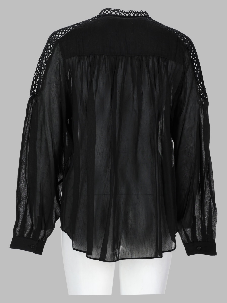 [Marant Etoile] Shirts Long Sleeve FW26 HT0942FA_D3J04E01BK