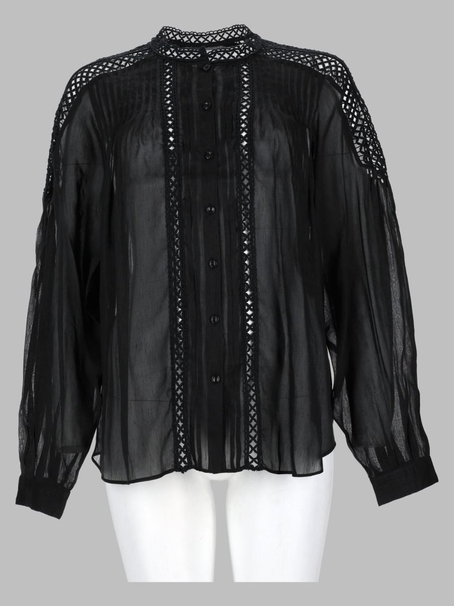 [Marant Etoile] Shirts Long Sleeve FW26 HT0942FA_D3J04E01BK