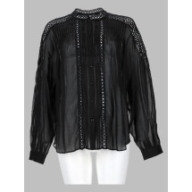 [Marant Etoile] Shirts Long Sleeve FW26 HT0942FA_D3J04E01BK