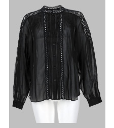 [Marant Etoile] Shirts Long Sleeve FW26 HT0942FA_D3J04E01BK