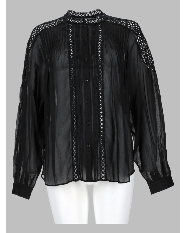 [Marant Etoile] Shirts Long Sleeve FW26 HT0942FA_D3J04E01BK